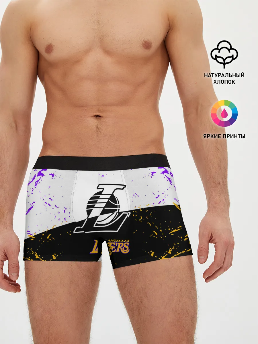 Мужские трусы боксеры / Коби Брайант Los Angeles Lakers,