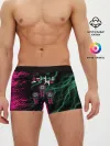 Мужские трусы боксеры / Игра в кальмара разряд молнии.