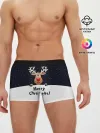 Мужские трусы боксеры / Новогодний Оленёнок Рудольф