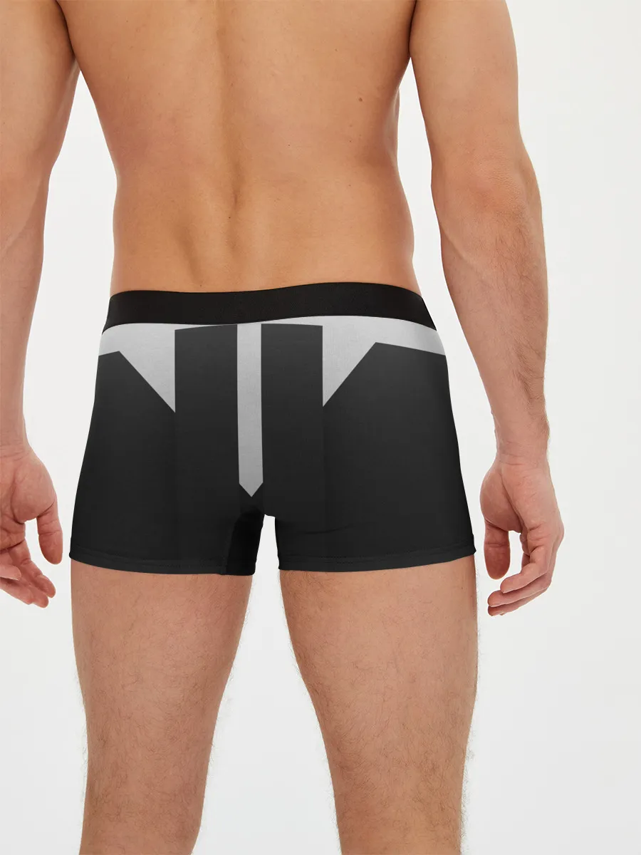 Мужские трусы боксеры / футуристический вектор