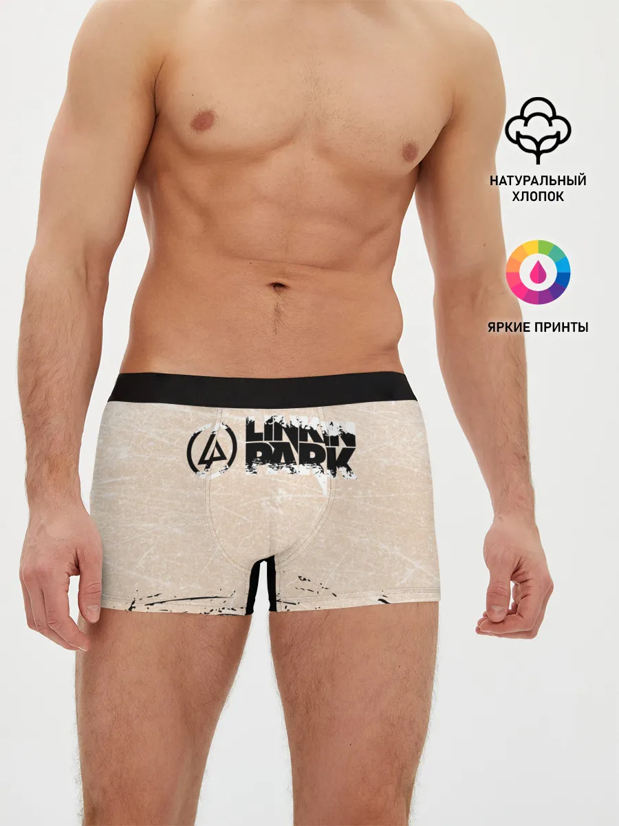 Мужские трусы боксеры / Linkin Park | Рок Группа Линкин Парк