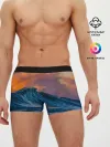 Мужские трусы боксеры / Закат над волной