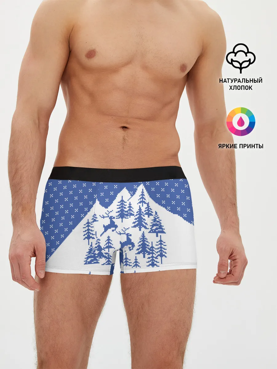 Мужские трусы боксеры / Горные Олени