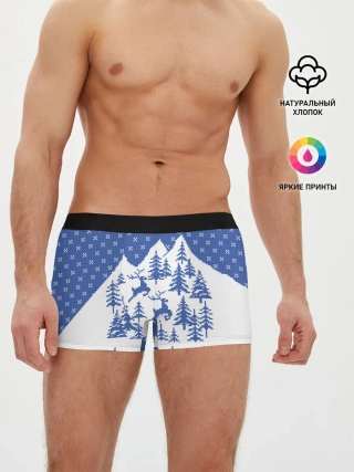 Мужские трусы боксеры / Горные Олени