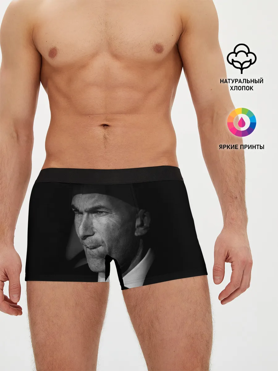Мужские трусы боксеры / Зинедин Зидан / Zinedin Zidan