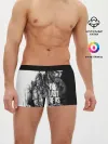 Мужские трусы боксеры / THE LAST OF US ЧЁРНО БЕЛЫЙ