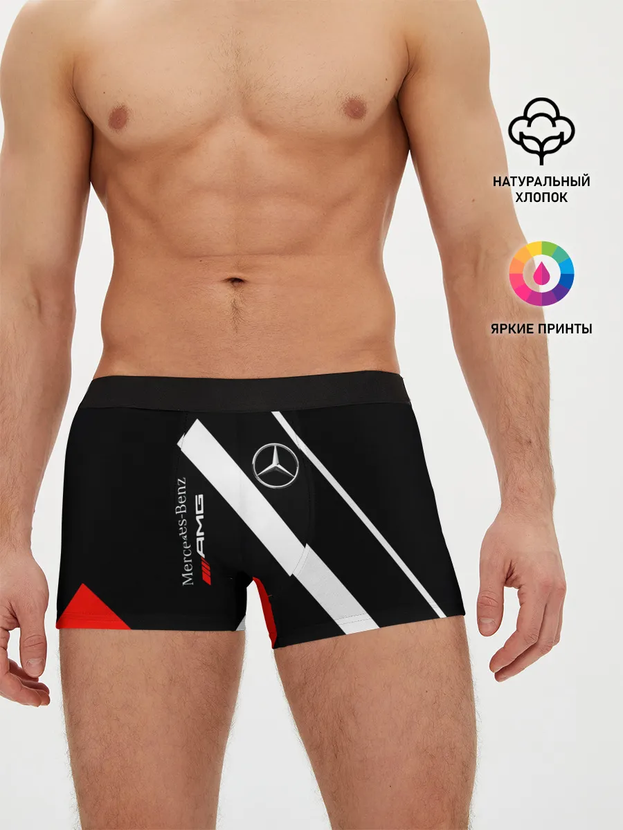 Мужские трусы боксеры / Mercedes-AMG | Мерседес-АМГ