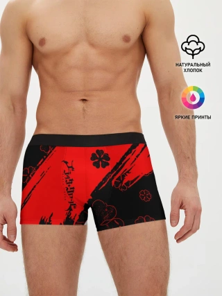Мужские трусы боксеры / Чёрный клевер: Black clover.