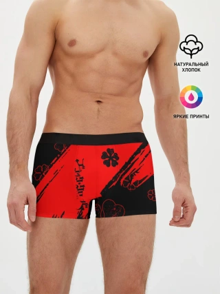 Мужские трусы боксеры / Чёрный клевер: Black clover.