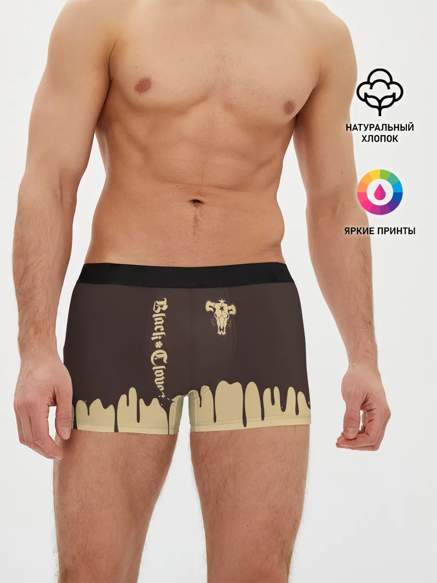Мужские трусы боксеры / Black clover: Bull