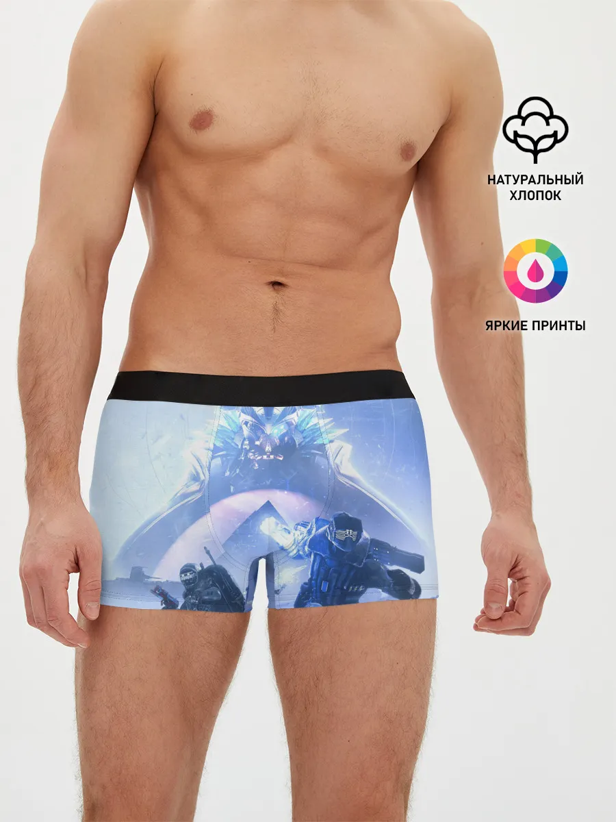 Мужские трусы боксеры / DESTINY 2 ЛЕДЯНОЙ МАРС / СТРАЖИ