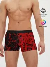 Мужские трусы боксеры / BERSERK BLACK RED | БЕРСЕРК ПАТТЕРН