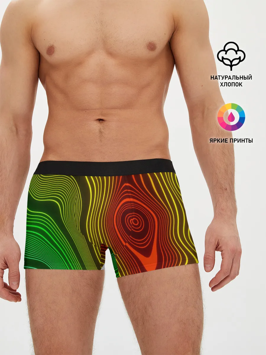 Мужские трусы боксеры / КАРТОГРАФИЧЕСКАЯ ПРОЕКЦИЯ