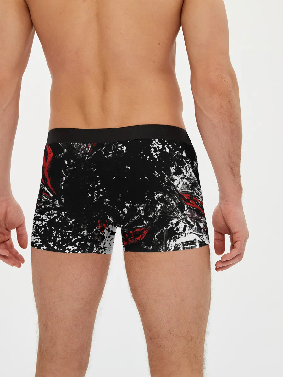 Мужские трусы боксеры / Берсерк Черная маска