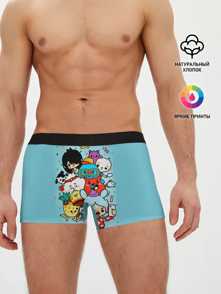 Мужские трусы боксеры / Toca Boca | Тока бока персонажи из игры