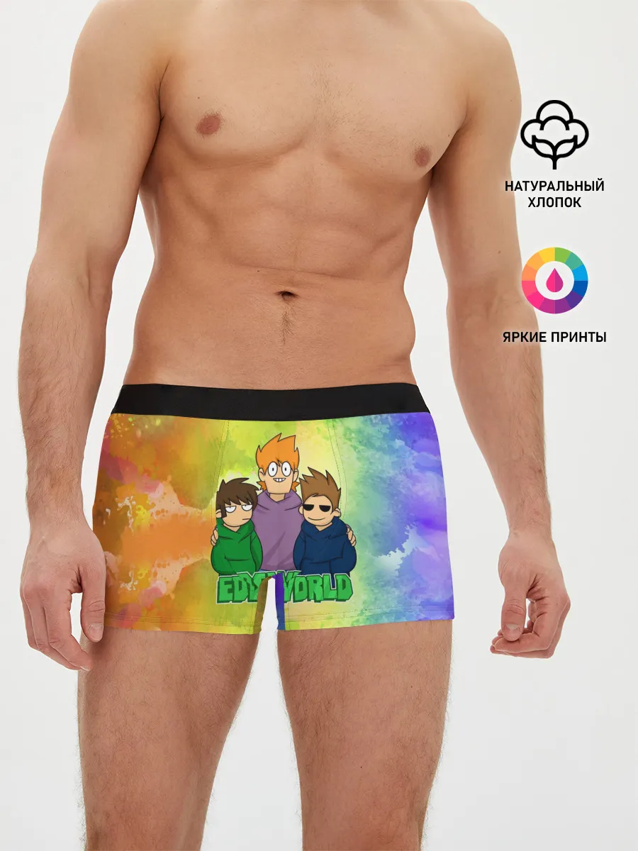 Мужские трусы боксеры / EDDSWORLD 3