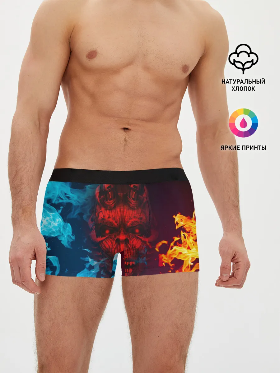 Мужские трусы боксеры / Diablo Fire Ice