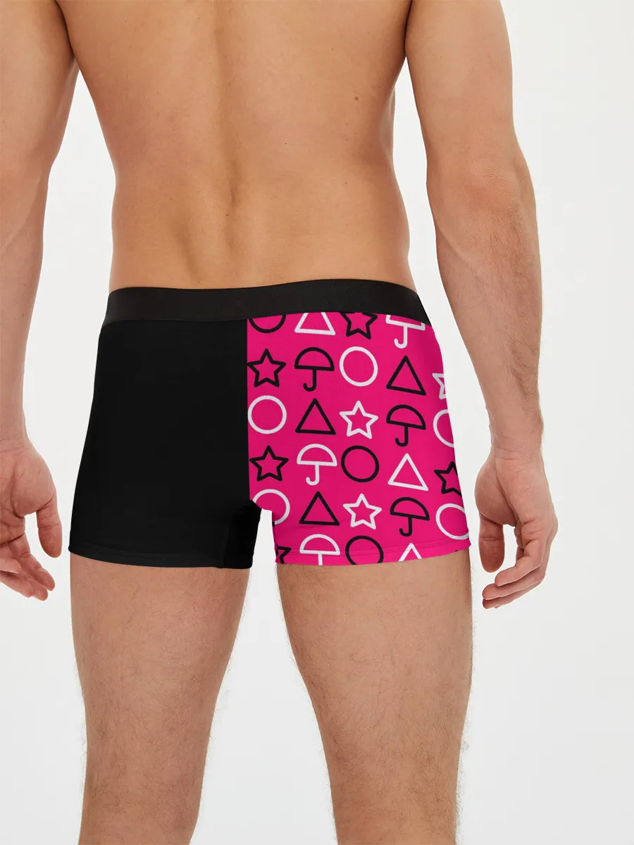 Мужские трусы боксеры / ИГРА В КАЛЬМАРА / СИМВОЛИКА