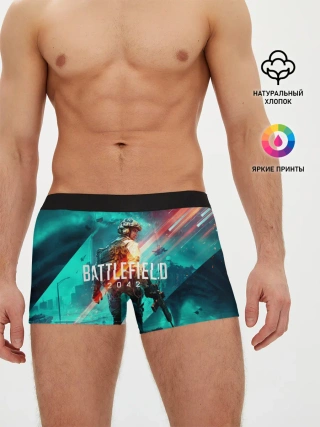 Мужские трусы боксеры / Battlefield 2042 игровой арт