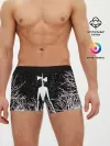 Мужские трусы боксеры / СИРЕНОГОЛОВЫЙ ГЛИТЧ ЛЕС, КОСМОС
