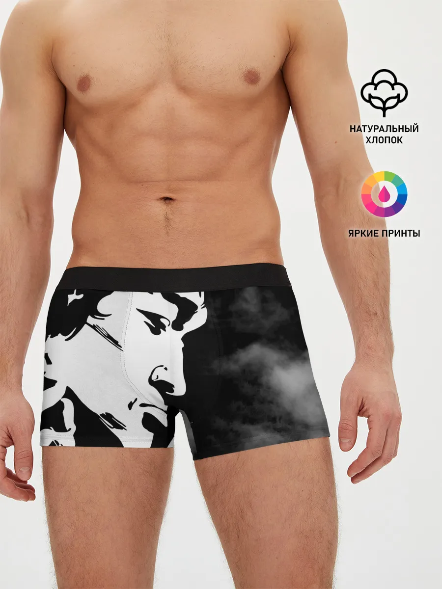 Мужские трусы боксеры / Профиль Виктора Цой