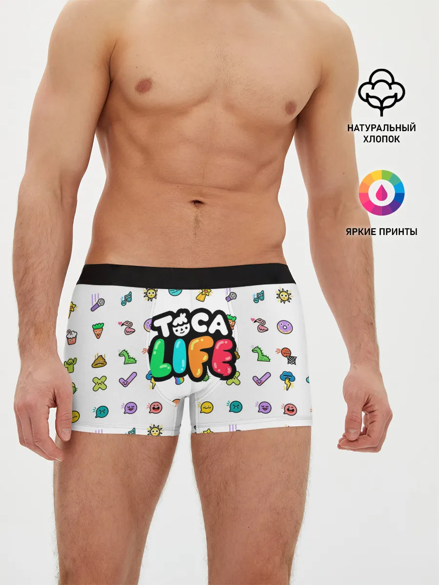 Мужские трусы боксеры / Логотип | Toca Boca | Тока Бока