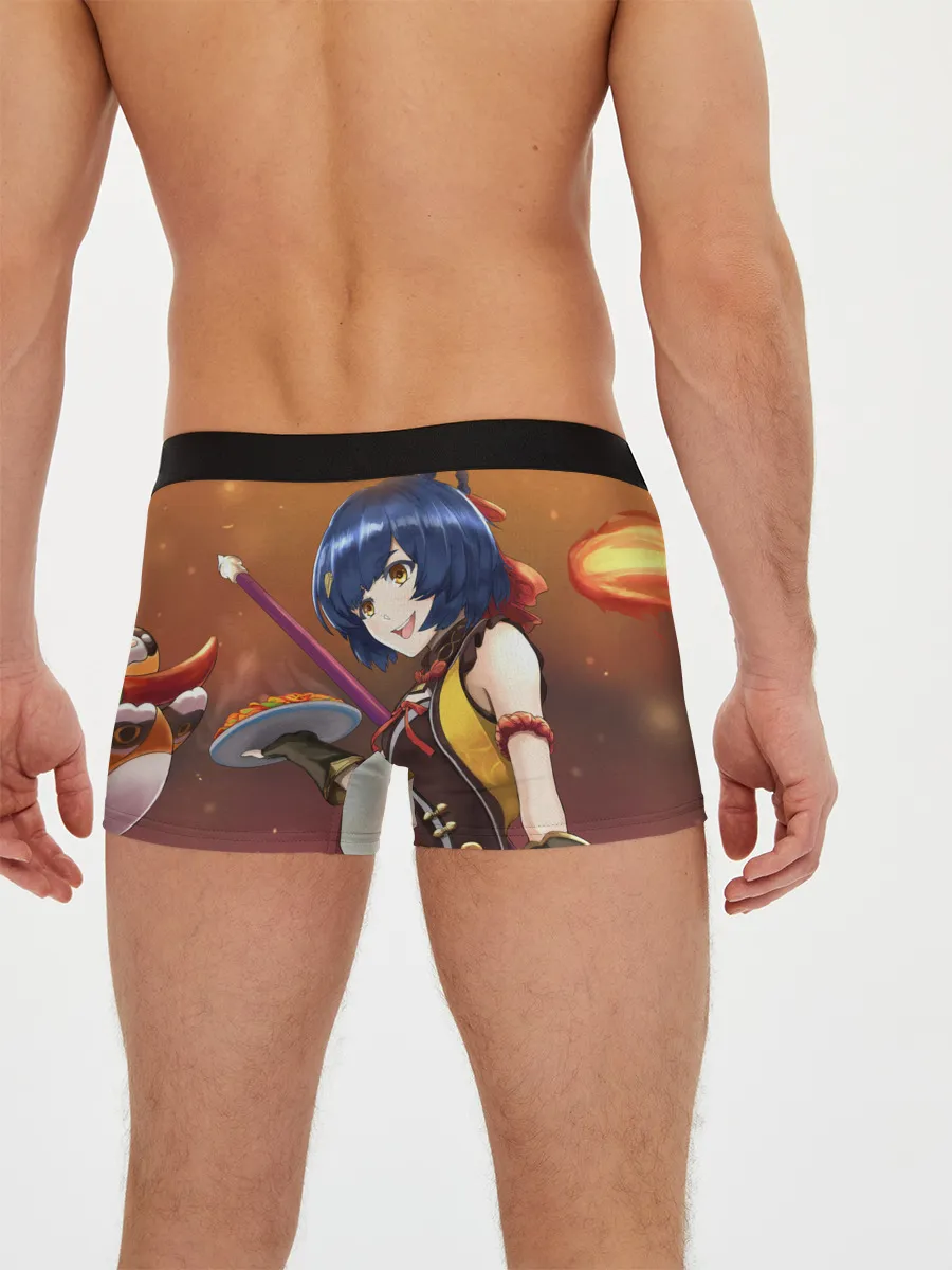 Мужские трусы боксеры / Genshin Impact: Сяо Лин.