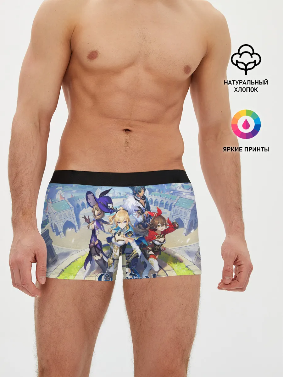 Мужские трусы боксеры / Genshin Impact: Ци Ци.