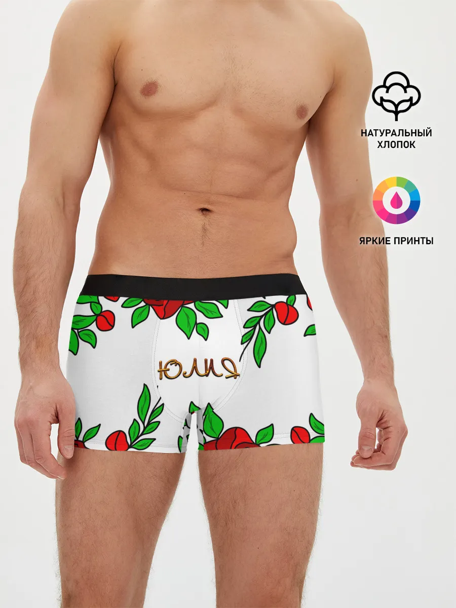 Мужские трусы боксеры / Юлия в розах