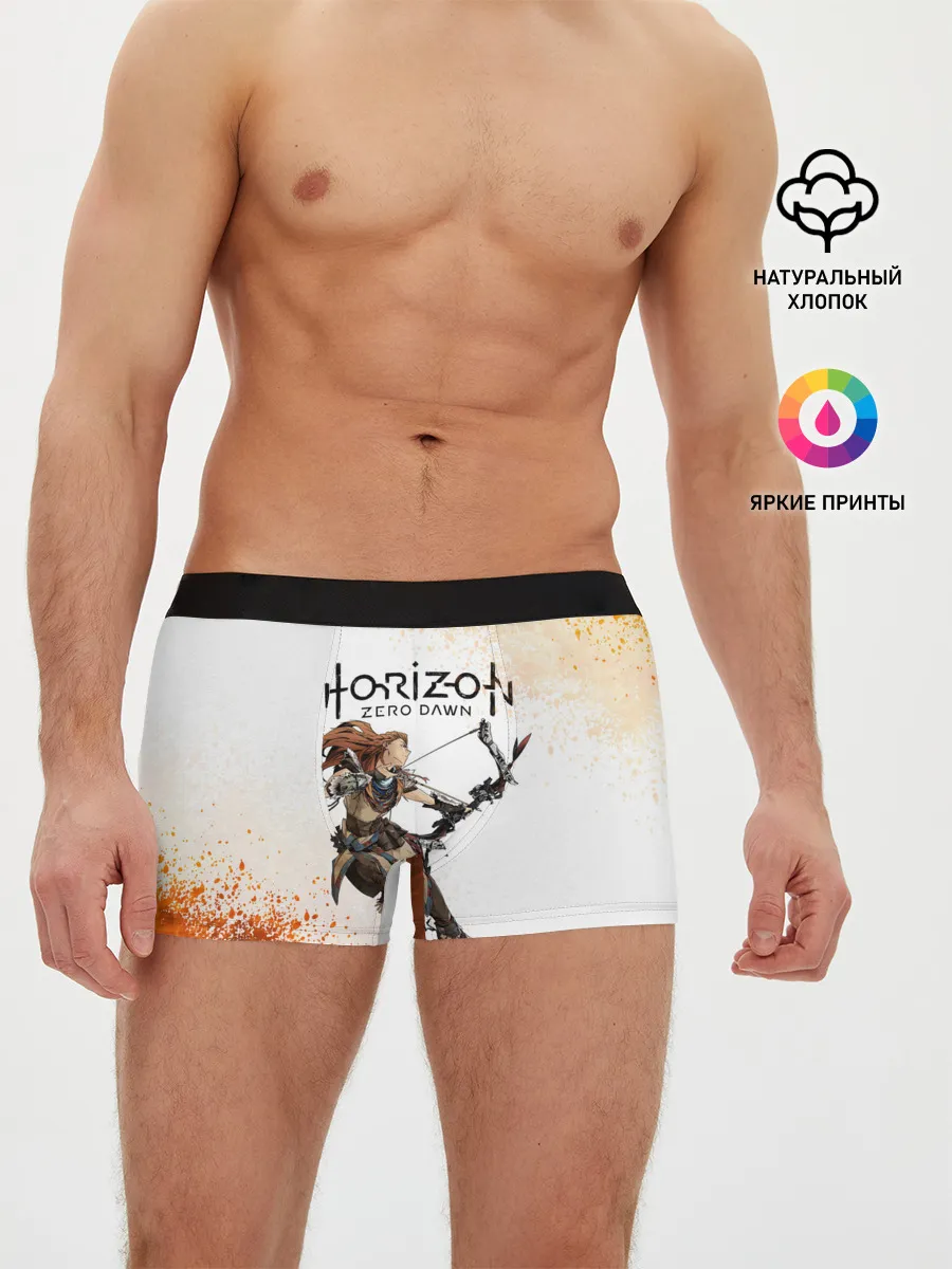 Мужские трусы боксеры / ЭЛОЙ | ГОРИЗОНТ НУЛЕВОЙ РАССВЕТ