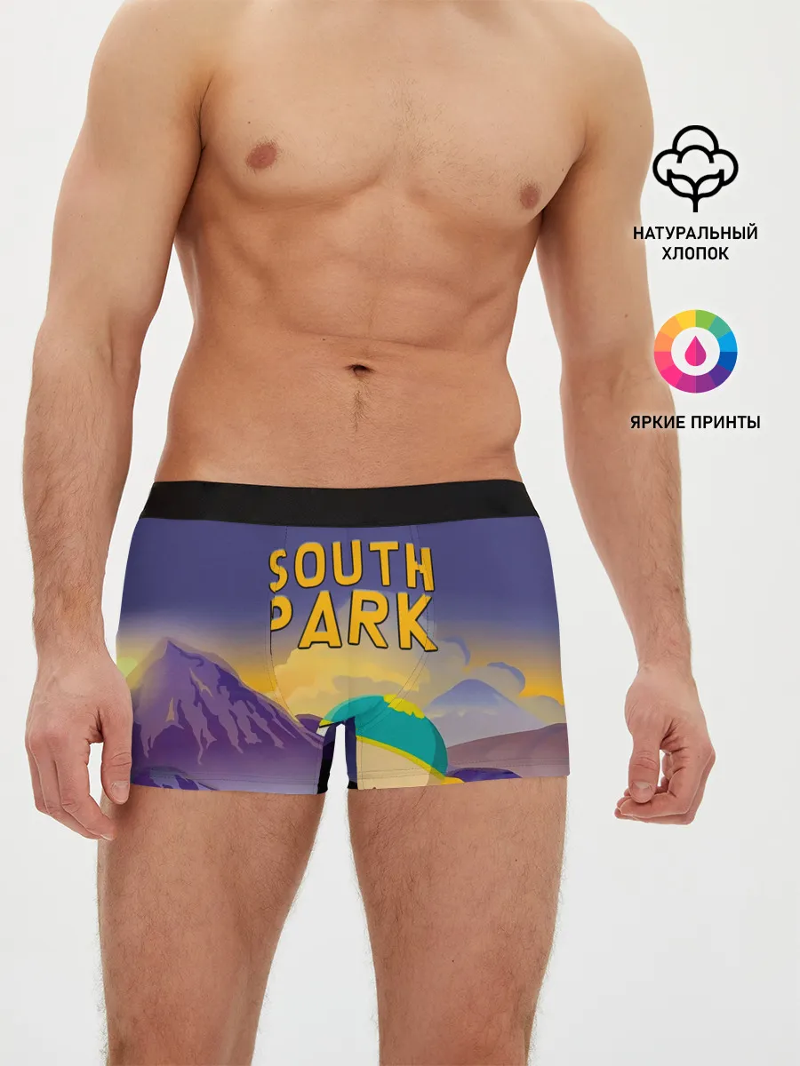 Мужские трусы боксеры / Эпичный Картман в горах | Южный Парк