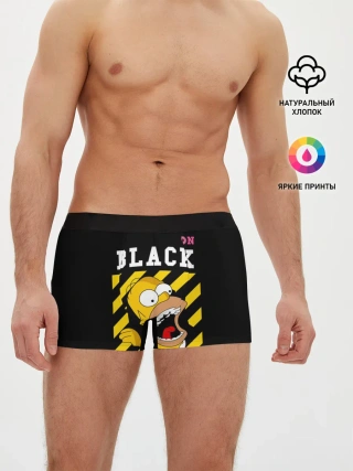 Мужские трусы боксеры / Симпсоны х ON BLACK