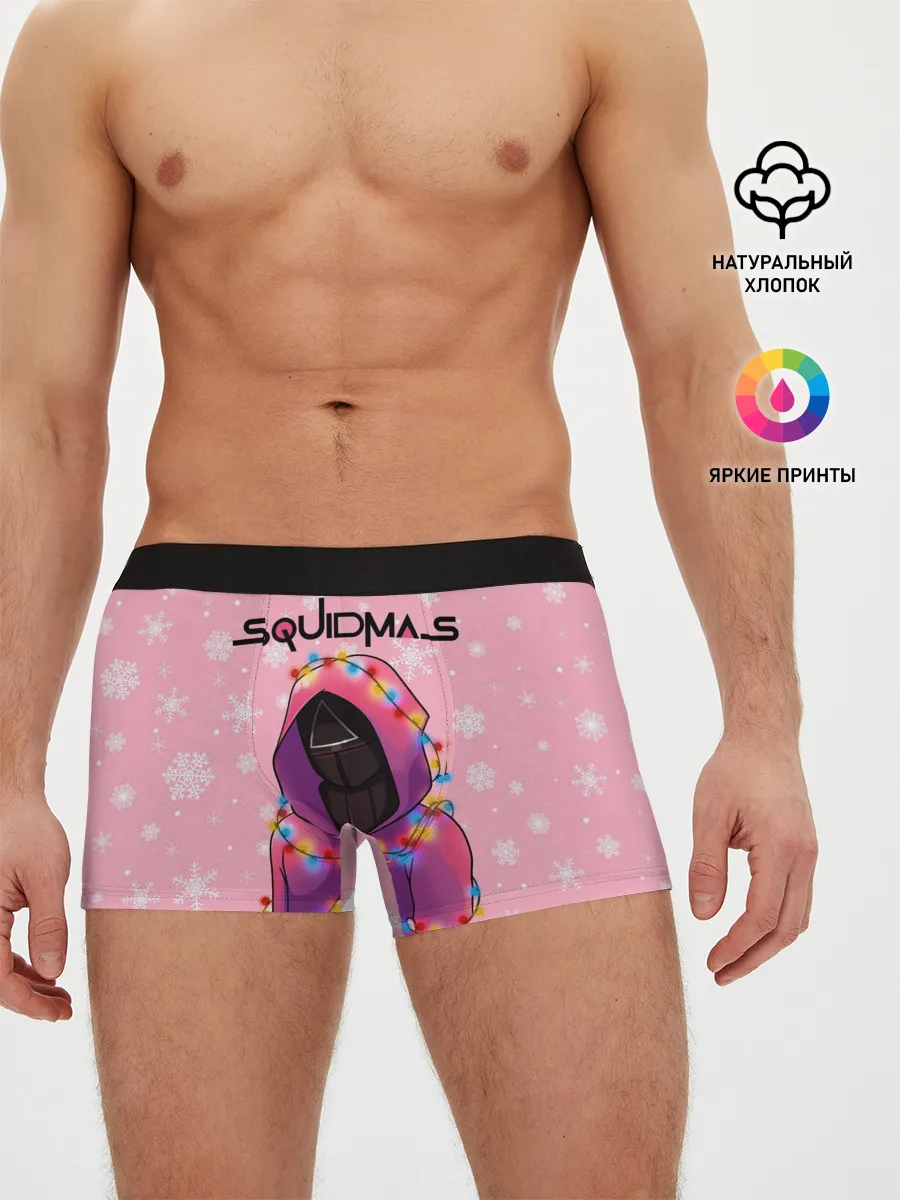 Мужские трусы боксеры / Страж в гирлянде