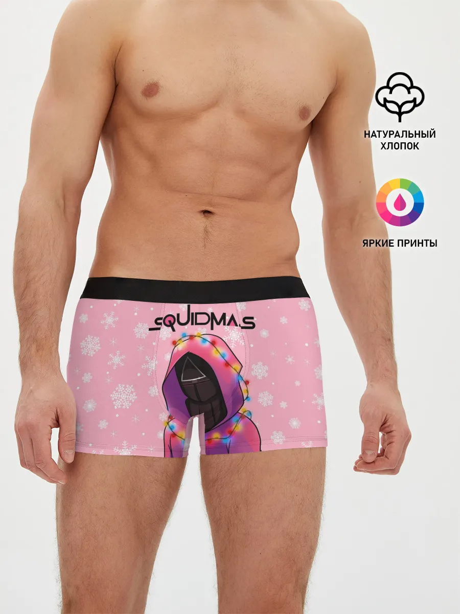 Мужские трусы боксеры / Страж в гирлянде