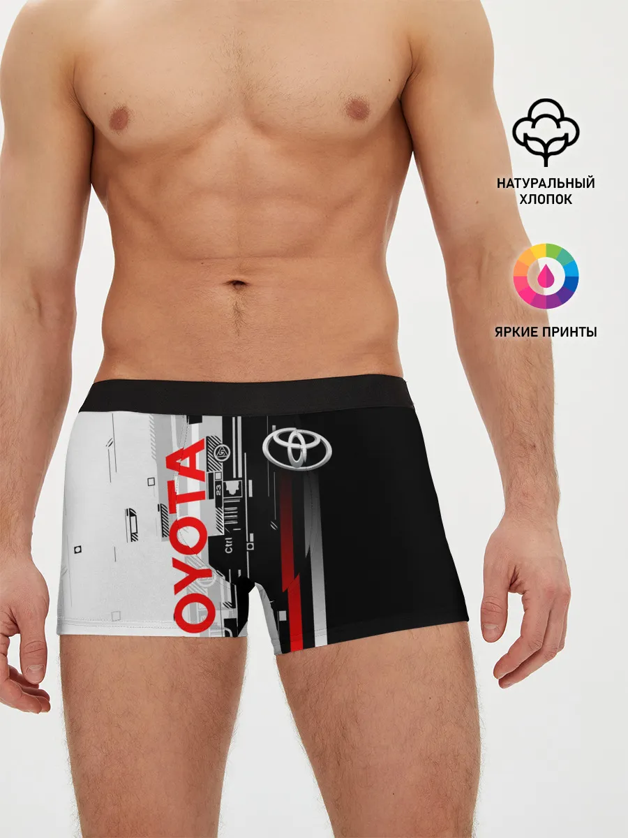 Мужские трусы боксеры / TOYOTA SORT / TOYOTA TECHNO