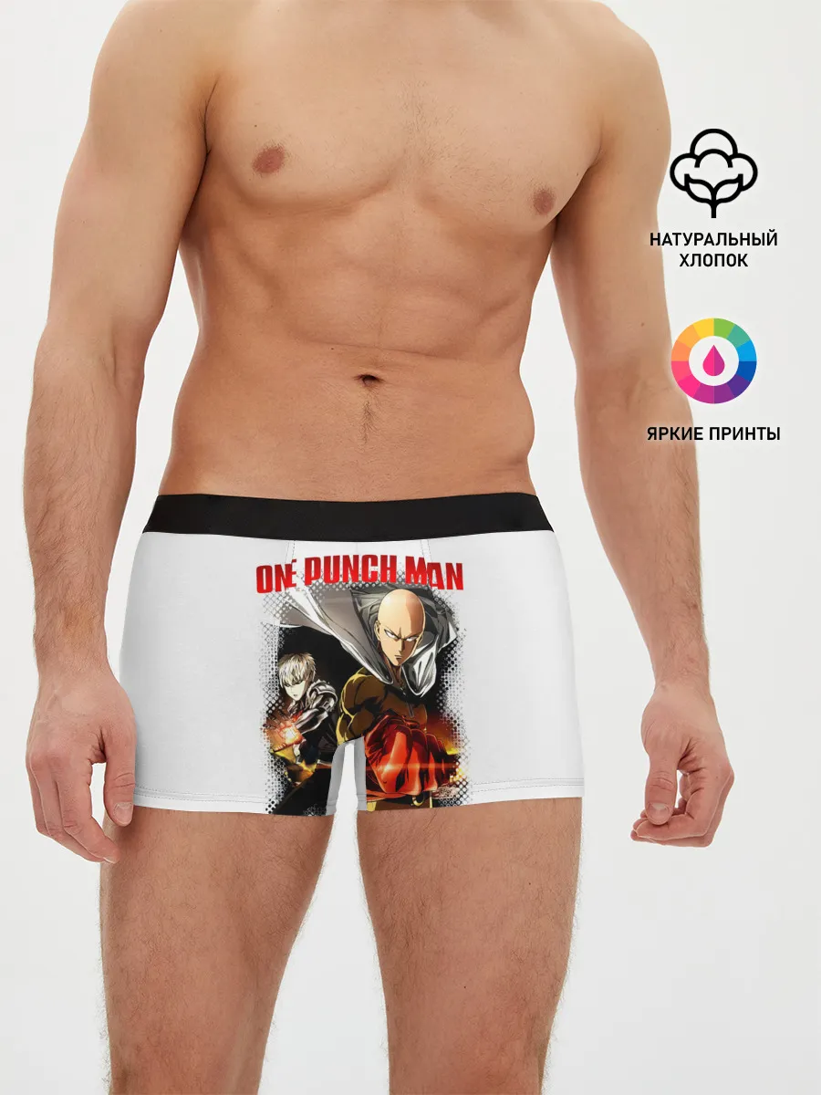 Мужские трусы боксеры / Сайтама и Генос One Punch-Man