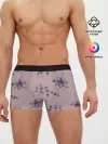 Мужские трусы боксеры / Розовые орхидеи на розовом фоне