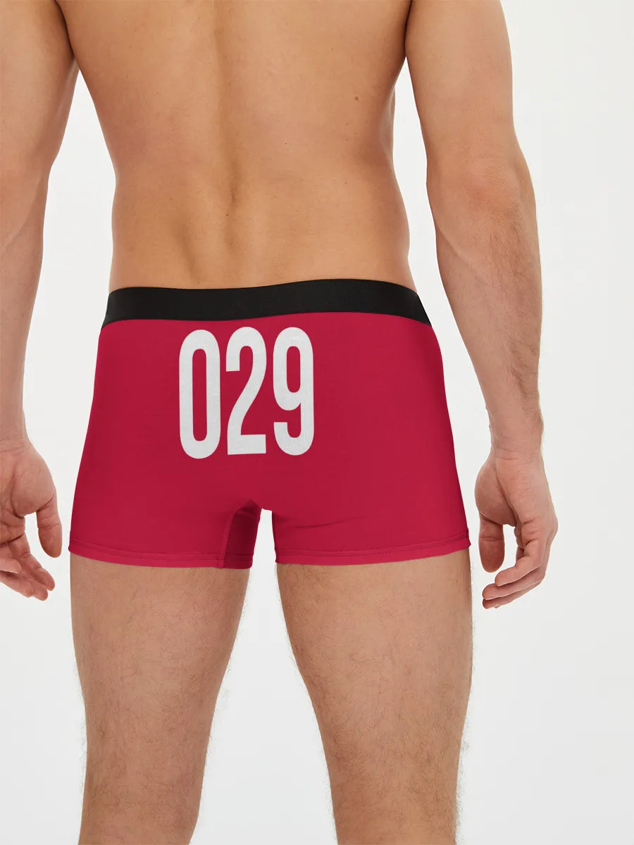 Мужские трусы боксеры / Squid game: guard 029/policeman