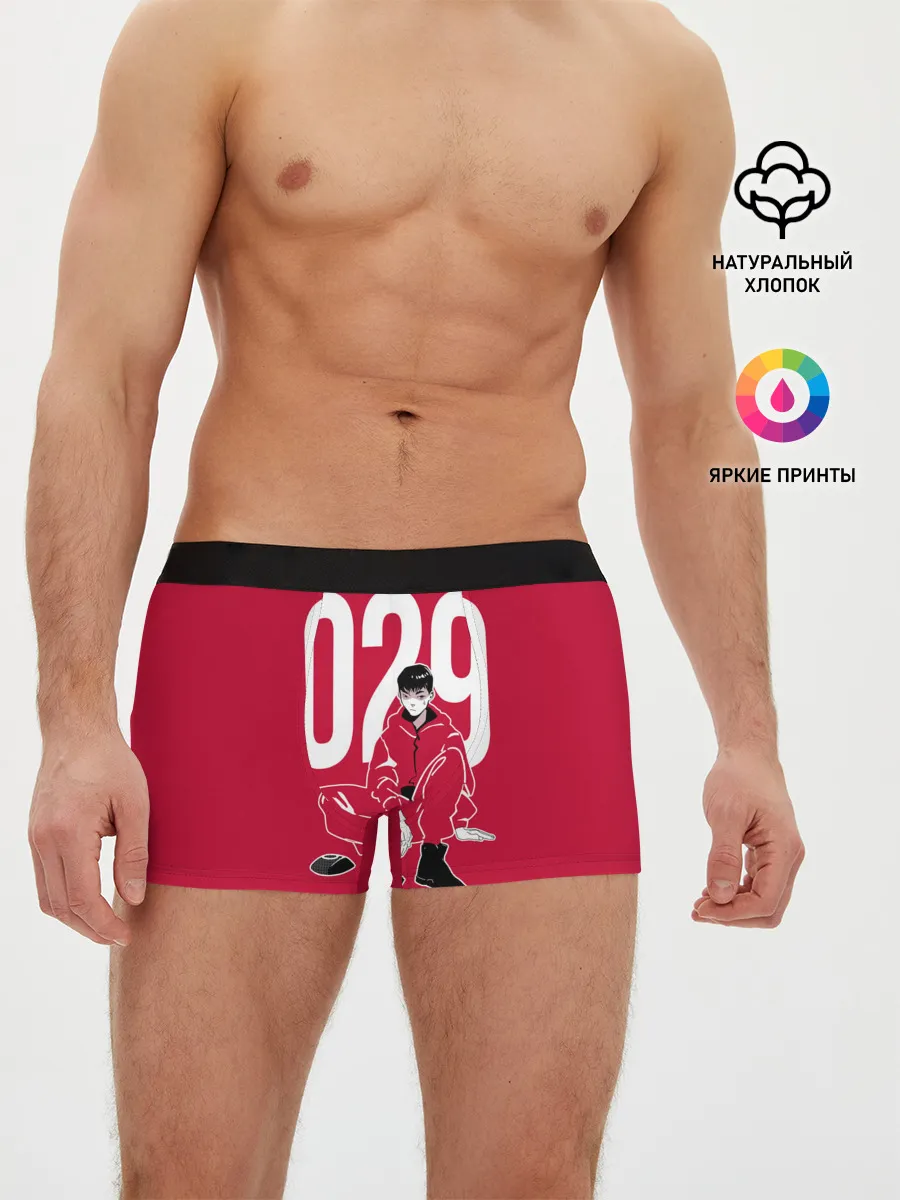 Мужские трусы боксеры / Squid game: guard 029/policeman