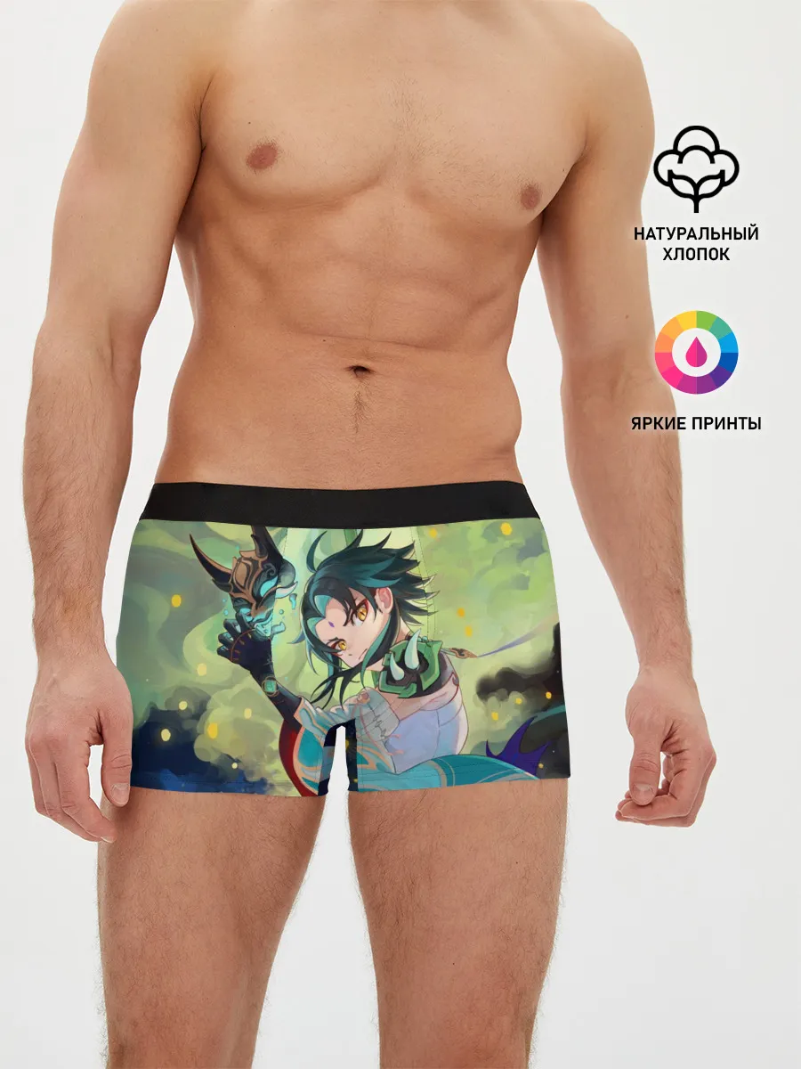 Мужские трусы боксеры / Xiao | Сяо | Genshin Impact