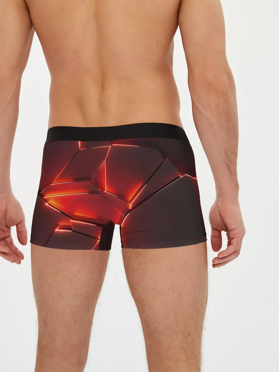 Мужские трусы боксеры / ПЛИТЫ НА НЕОНЕ