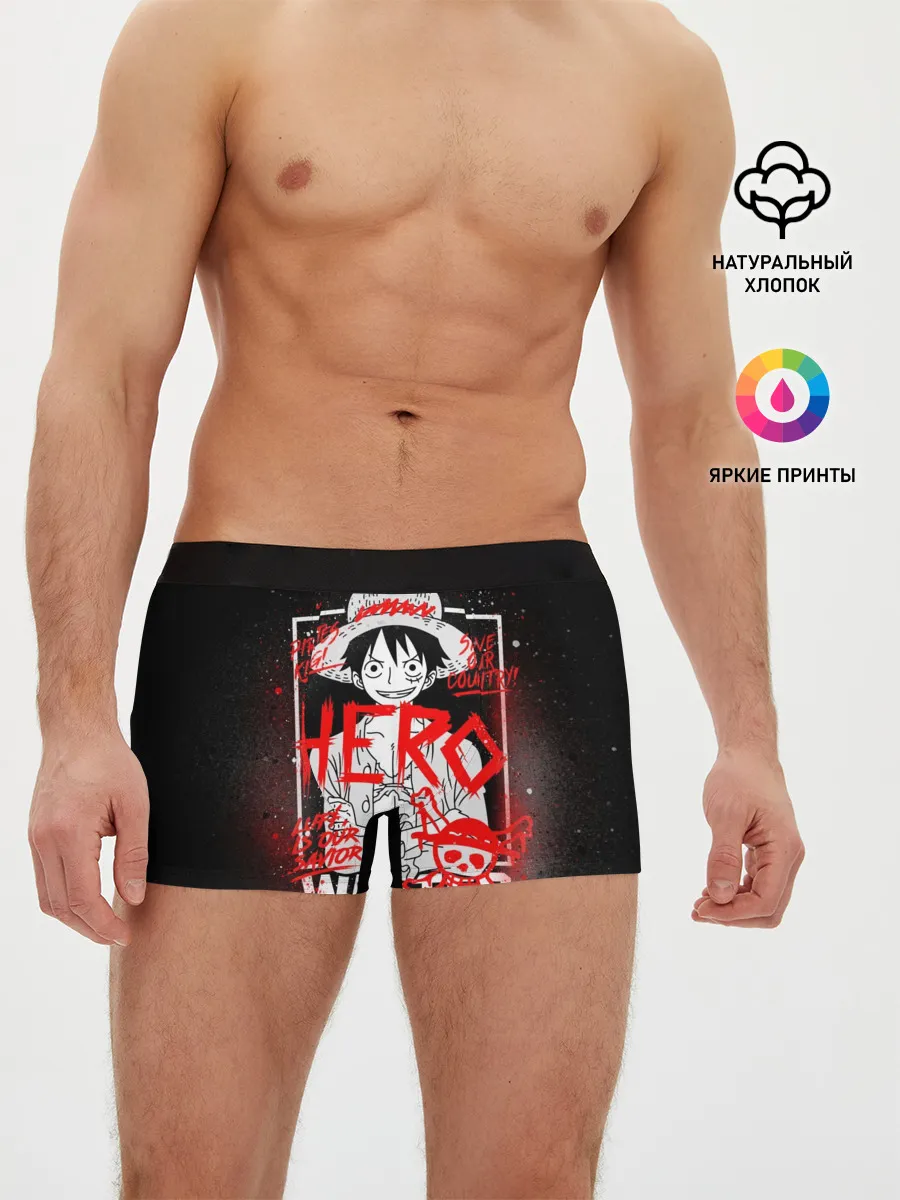 Мужские трусы боксеры / One Piece: Разыскивается Манки Д Лаффи