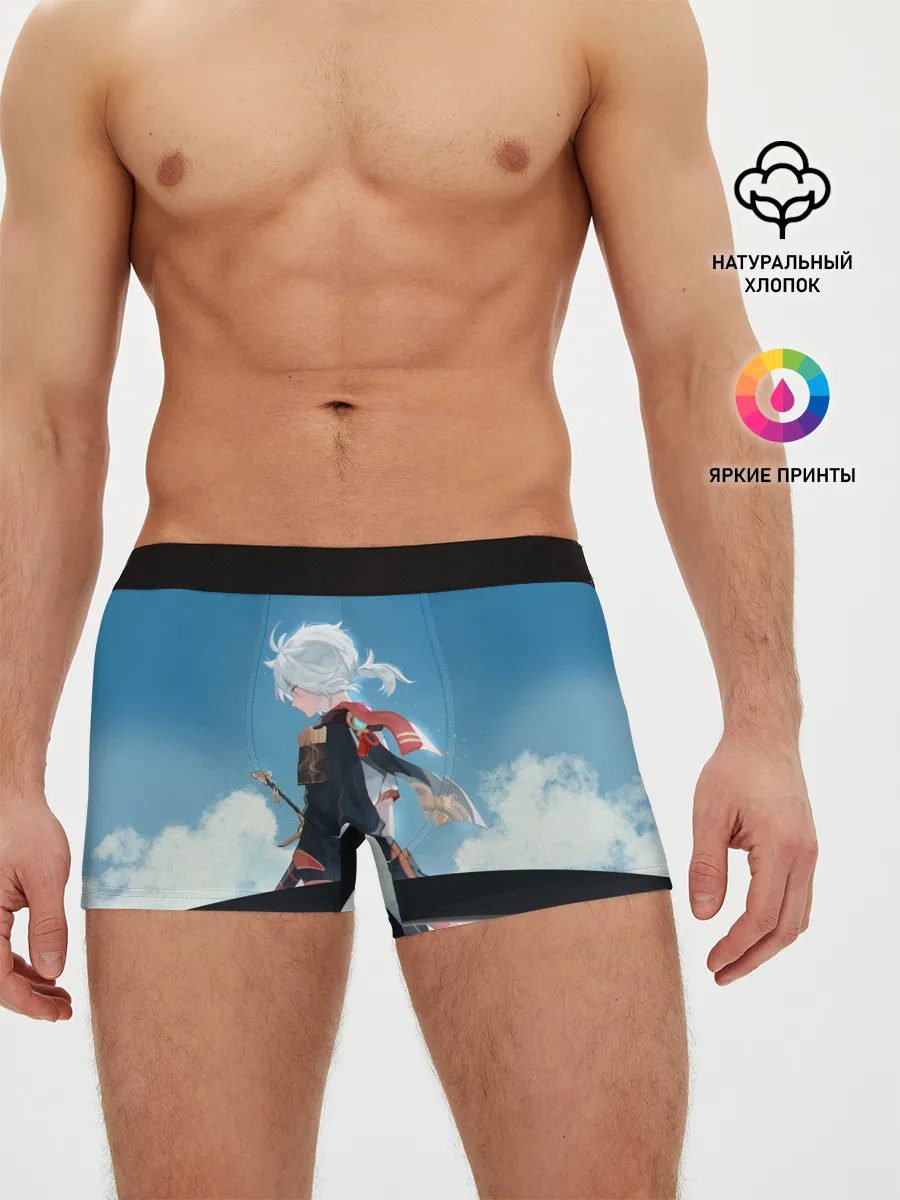 Мужские трусы боксеры / КАДЗУХА НА ФОНЕ НЕБА