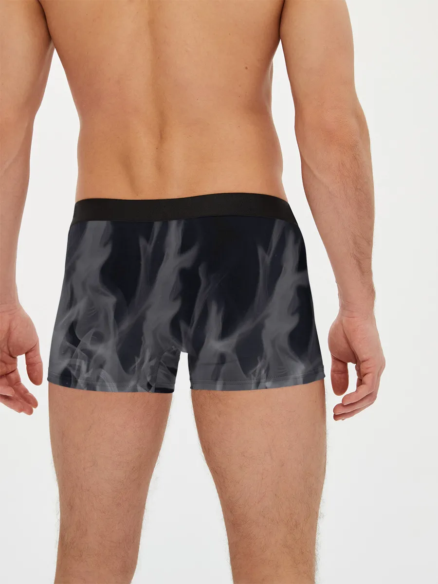 Мужские трусы боксеры / Белое пламя