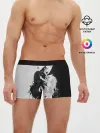 Мужские трусы боксеры / ИНЬ ЯНЬ ВОЛКИ ЧЁРНО БЕЛЫЙ