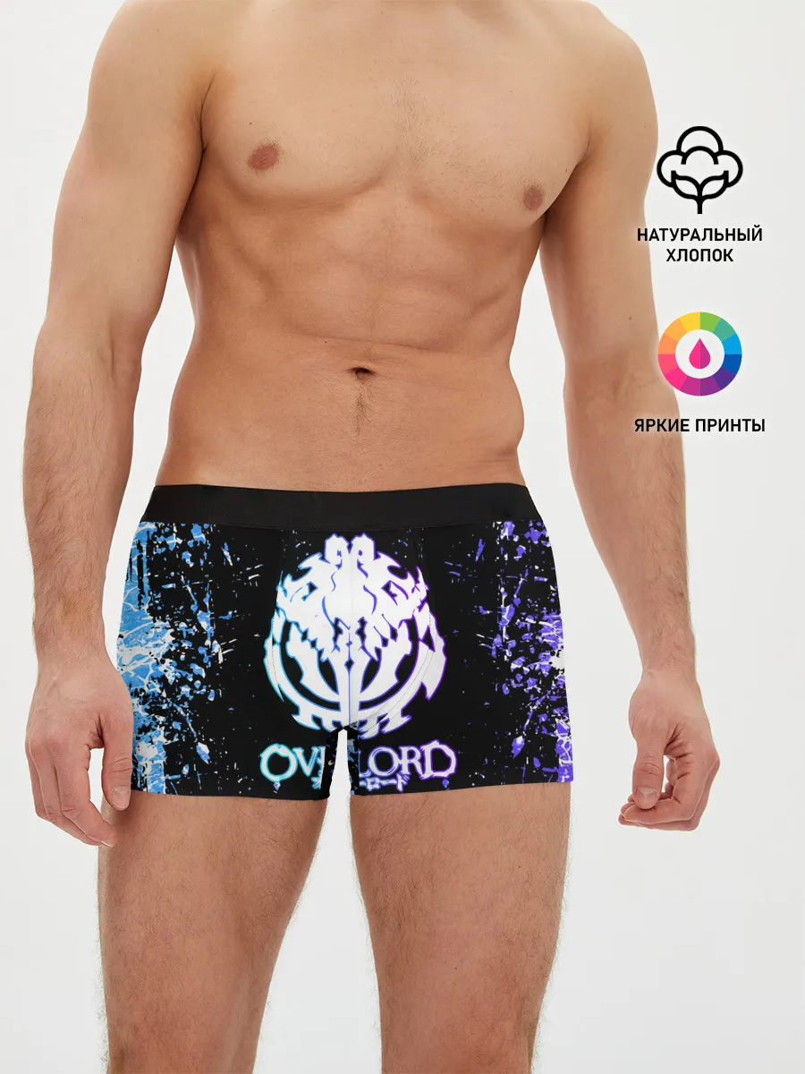 Мужские трусы боксеры / OVERLORD | оверлорд neon | НЕОН