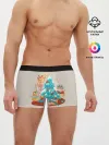 Мужские трусы боксеры / Зверята празднуют новый год