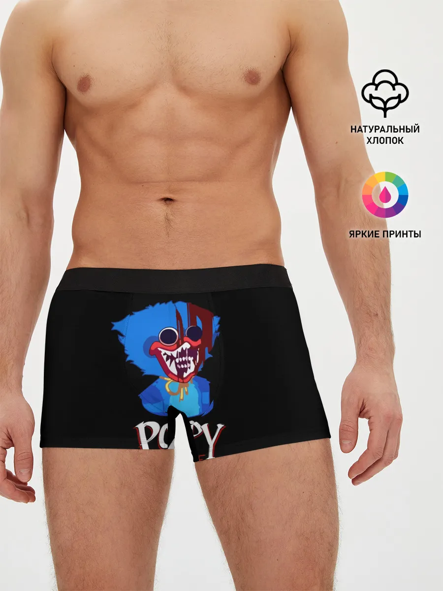 Мужские трусы боксеры / Poppy Playtime, Huggy Wuggy