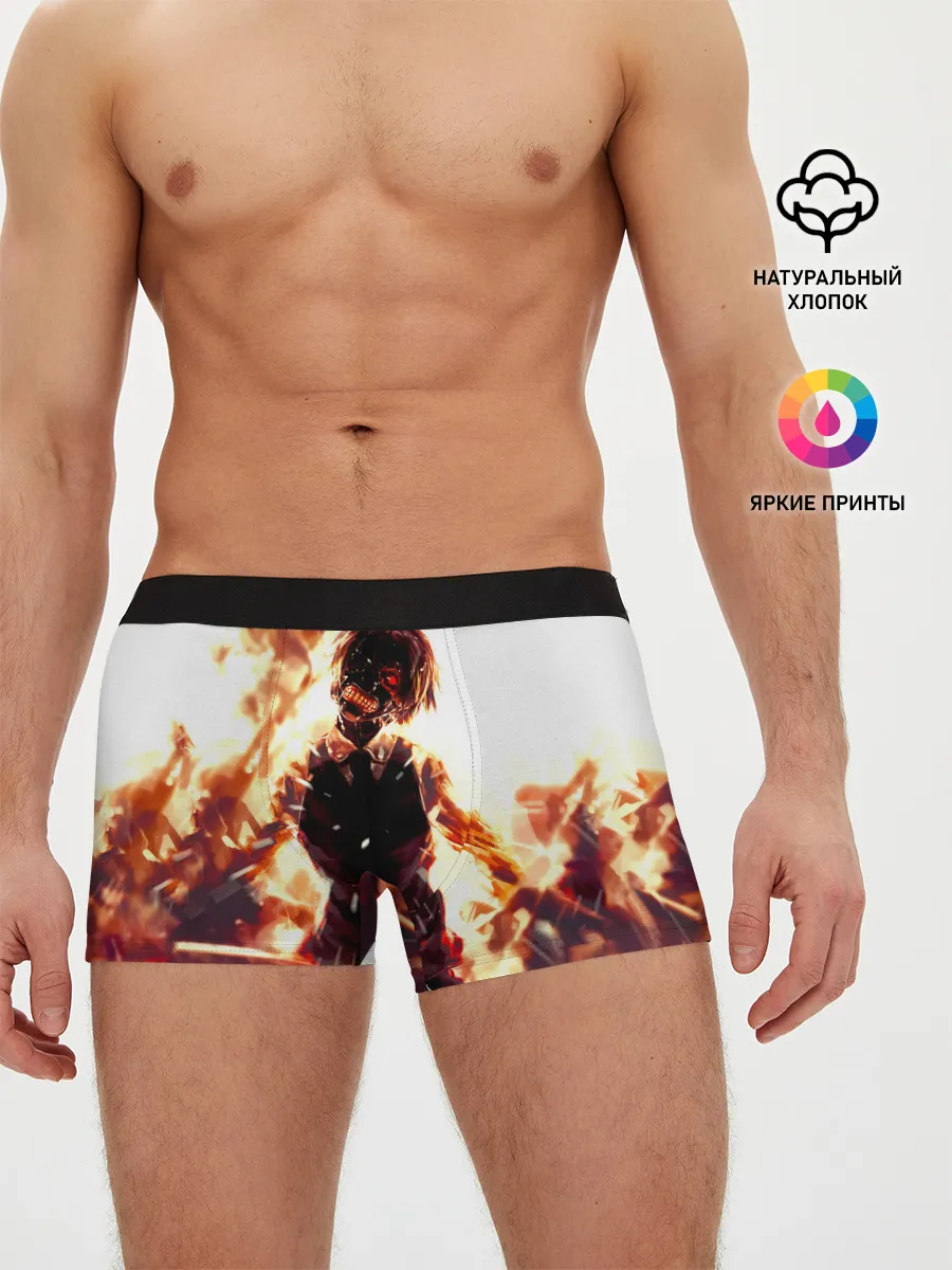 Мужские трусы боксеры / Канеки Кен в огне