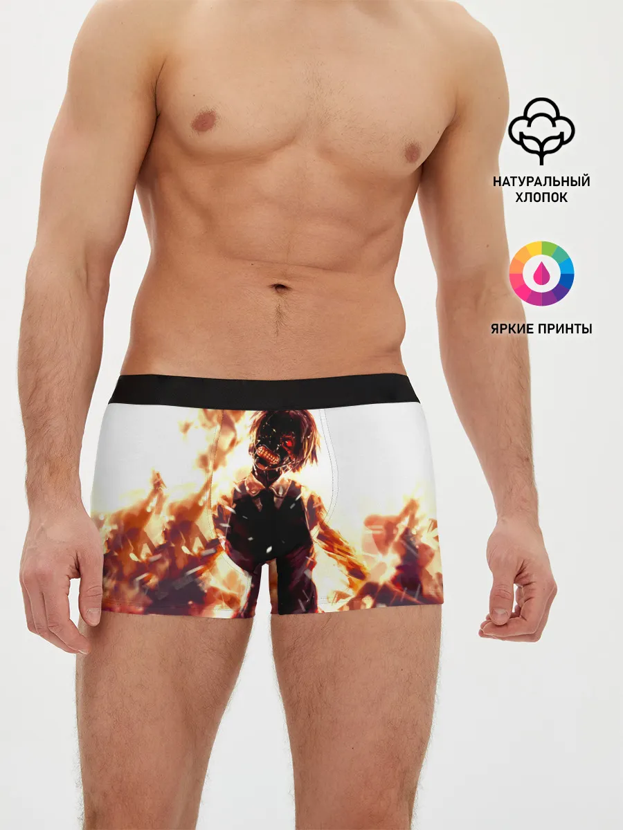 Мужские трусы боксеры / Канеки Кен в огне